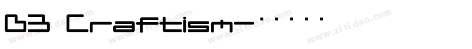D3 Craftism字体转换